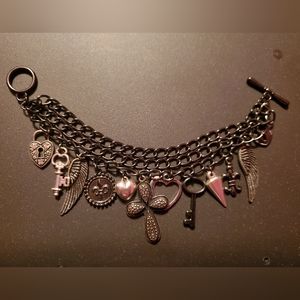 Black Charm Bracelet